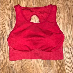 Small Red Nike Sports Bra